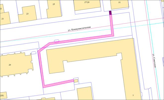 Постановление мэрии города Новосибирска от 10.12.2025 N 13355 "Об установлении публичного сервитута в целях размещения объекта электросетевого хозяйства по ул. Коммунистической в Железнодорожном районе". Рис. 3