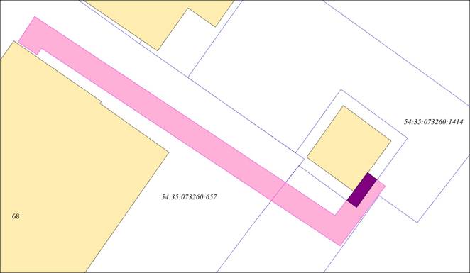 Постановление мэрии города Новосибирска от 06.02.2026 N 1105 "Об установлении публичного сервитута в целях размещения объекта электросетевого хозяйства по ул. Гурьевской в Октябрьском районе". Рис. 3
