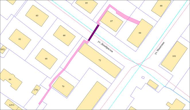 Постановление мэрии города Новосибирска от 13.03.2026 N 2522 "Об установлении публичного сервитута в целях реконструкции объекта электросетевого хозяйства по ул. Декабристов в Октябрьском районе". Рис. 3