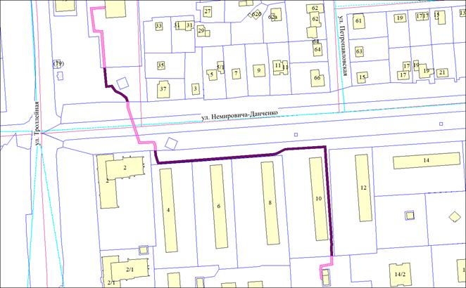 Постановление мэрии города Новосибирска от 12.05.2026 N 4597 "Об установлении публичного сервитута в целях размещения объекта электросетевого хозяйства по ул. Немировича-Данченко в Ленинском районе". Рис. 3
