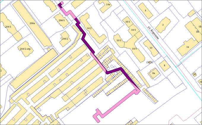 Постановление мэрии города Новосибирска от 14.05.2026 N 4673 "Об установлении публичного сервитута в целях размещения тепловой сети по ул. Королева в Дзержинском районе". Рис. 3