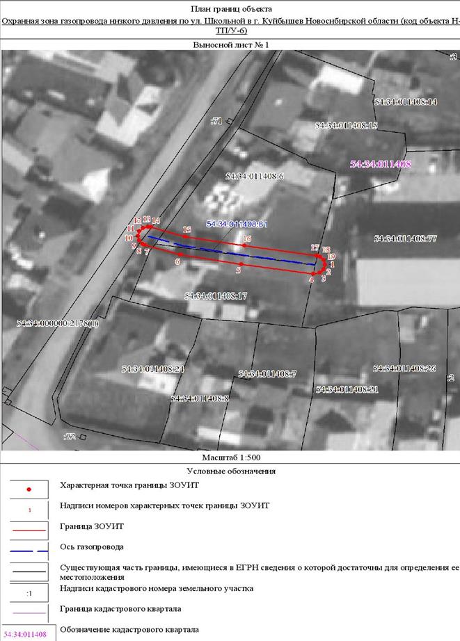 Распоряжение Правительства Новосибирской области от 16.05.2022 N 230-рп "Об установлении зоны с особыми условиями использования территории "Охранная зона "Газопровод низкого давления по ул. Школьной в г. Куйбышев Новосибирской области (код объекта Н-ТП/У-6)" протяженностью 31 метр"