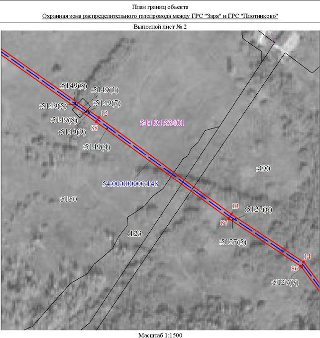 Распоряжение Правительства Новосибирской области от 04.10.2022 N 685-рп "Об установлении зоны с особыми условиями использования территории "Охранная зона "Распределительный газопровод между ГРС "Заря" и ГРС "Плотниково" протяженностью 1165 метров"