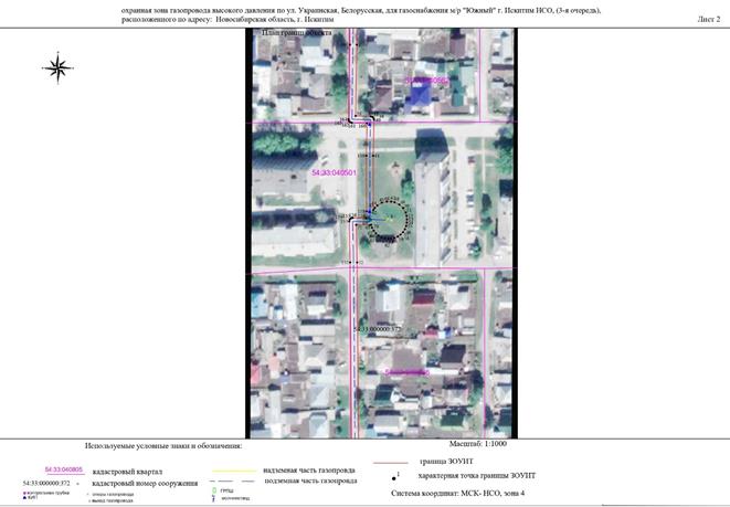 Распоряжение Правительства Новосибирской области от 29.11.2022 N 934-рп "Об установлении зоны с особыми условиями использования территории "Охранная зона "Газопровод высокого давления по ул. Украинская, Белорусская, для газоснабжения м/р "Южный" г. Искитим НСО, (3-я очередь)" протяженностью 959 метров"