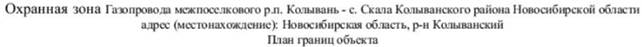 Распоряжение Правительства Новосибирской области от 10.01.2023 N 8-рп "Об установлении зоны с особыми условиями использования территории "Охранная зона "Газопровод межпоселковый р.п. Колывань – с. Скала Колыванского района Новосибирской области" протяженностью 10821 метр"