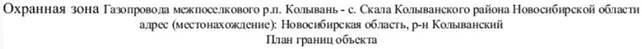 Распоряжение Правительства Новосибирской области от 10.01.2023 N 8-рп "Об установлении зоны с особыми условиями использования территории "Охранная зона "Газопровод межпоселковый р.п. Колывань – с. Скала Колыванского района Новосибирской области" протяженностью 10821 метр"
